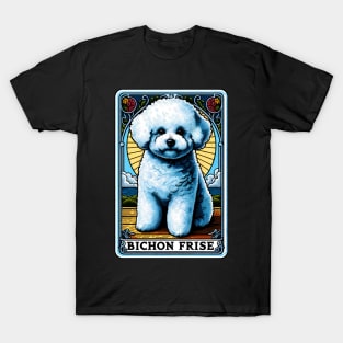 Bichon Frise Tarot Card T-Shirt